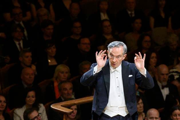 The Tokyo NHK Symphony Orchestra under the baton of Italian conductor Fabio Luisi in a concert during the Prague Spring International Music Festival, Prague, May 15, 2025. (CTKxPhoto MichalxKamaryt) CTKPhotoP2025051601781  CTKPhotoP2025051601781