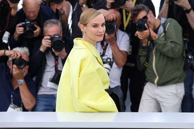Cannes - Amrum Photocall Diane Kruger posing at the Amrum photocall in Cannes, France on May 16, 2025, as part of the 78th Cannes Film Festival. Photo by Jerome Domine ABACAPRESS.COM Cannes France  Copyright: xDominexJerome ABACAx
