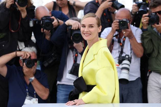 Cannes - Amrum Photocall Diane Kruger posing at the Amrum photocall in Cannes, France on May 16, 2025, as part of the 78th Cannes Film Festival. Photo by Jerome Domine ABACAPRESS.COM Cannes France  Copyright: xDominexJerome ABACAx
