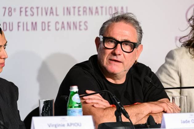 Cannes Sirat Press Conference NG Sergi Lopez attending the press conference for ‘Sirat’ at Palais Des Festivals in Cannes, France on May 16 2025 as part of the 78th Cannes Film Festival. Photo by Nicolas Genin ABACAPRESS.COM Cannes France  Copyright: xGeninxNicolas ABACAx