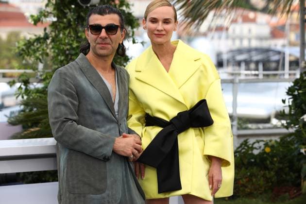 May 16, 2025, Cannes, Cote D azur, France: FATIH AKIN and DIANE KRUGER pose during the photocall for Amrum at the 78th Annual Cannes Film Festival at Palais des Festivals in Cannes, France Cannes France - ZUMAc179 20250516_zep_c179_056 Copyright: xMickaelxChavetx