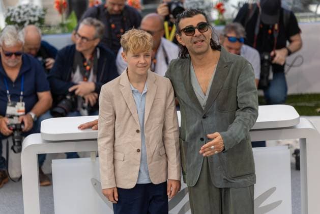 78. Internationalen Filmfestspiele von Cannes 2025 Cannes, Frankreich - 16.5.2024: Jasper Ole Billerbeck, Fatih Akin während des AMRUM Photocall während der 78. Internationalen Filmfestspiele von Cannes. Die 78. Internationalen Filmfestspiele von Cannes finden vom 13. bis 24. Mai 2025 statt. Provence-Alpes-Cote d Azur