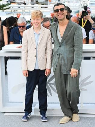 Cannes, France: Cannes, 78th Cannes Film Festival 2025 - day 4 - Photocall of the film Amrum In the photo: Fatih Ak?n, Jasper Billerbeck Cannes France  - ZUMAp169 20250516_zea_p169_123 Copyright: xAlbertoxTerenghix