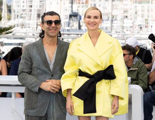 Amrum Photocall Fatih Akin, Diane Kruger at Amrum Photocall - The 78th Annual Cannes Film Festival 16 mai 2025 - Palais des Festivals - Cannes France  Copyright: x Chassery+Courdjix