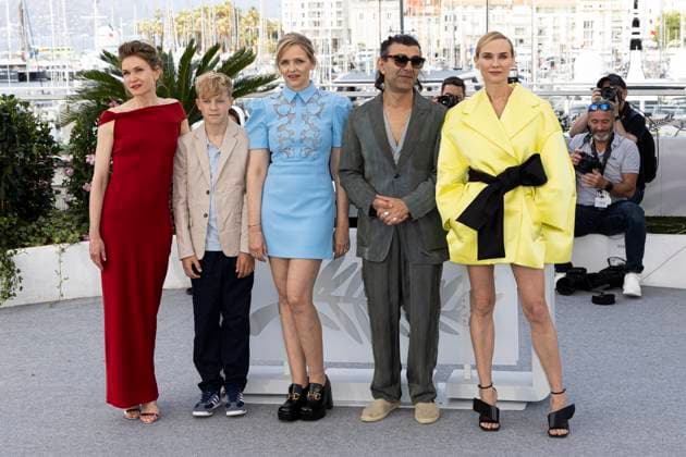 Amrum Photocall )Lisa Hagmeister, Jasper Billerbeck, Laura Tonke, Fatih AkÄ±n and Diane Kruger at Amrum Photocall - The 78th Annual Cannes Film Festival 16 mai 2025 - Palais des Festivals - Cannes France  Copyright: x Chassery+Courdjix