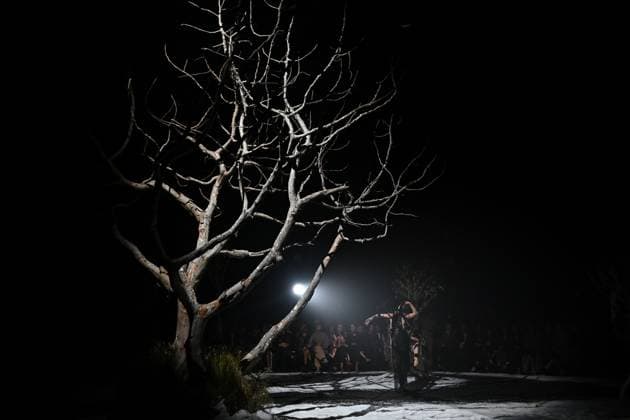 AUSTRALIAN FASHION WEEK 2025, Models walk the runway during Romance Was Born fashion show at Carriageworks in Sydney, Friday, May 16, 2025. ( NO ARCHIVING Sydney New South Wales Australia  Copyright: xStevenxSaphorex 20250516173029192830