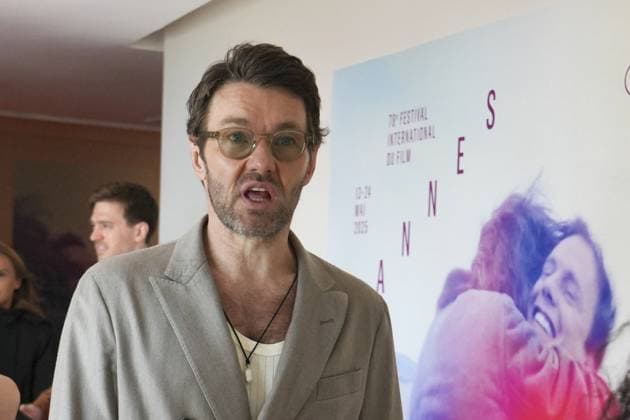 : Cannes, 78th Cannes Film Festival 2025 - day 4 - arrival of the cast of the film The Plague In the photo: Kenny Rasmussen, Charlie Polinger, Kayo Martin, Joel Edgerton  - ZUMAp169 20250516_zea_p169_260 Copyright: xbbrx