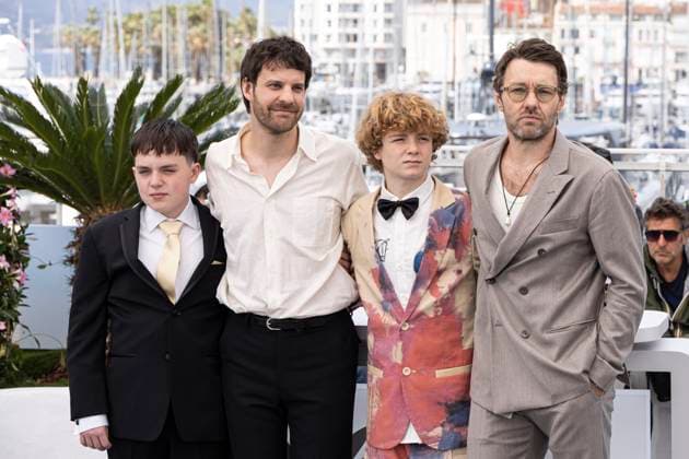 The Plague photocall Kenny Rasmussen, Charlie Polinger, Kayo Martin and Joel Edgerton during the The Plague photocall at the 78th annual Cannes Film Festival at Palais des Festivals on May 16, 2025 in Cannes, France.  Copyright: x Chassery+Courdjix