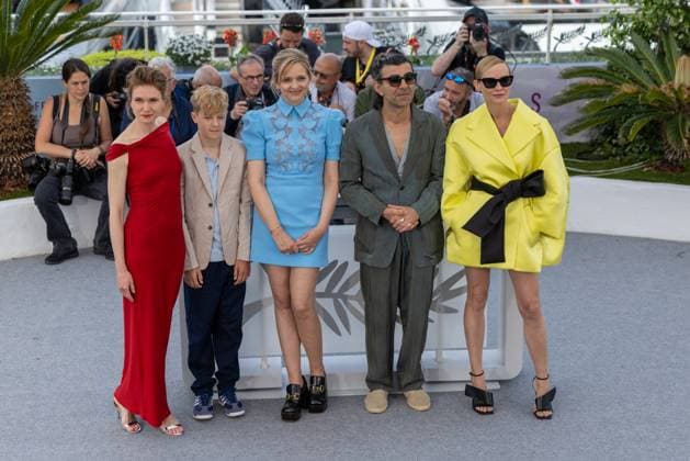 78. Internationalen Filmfestspiele von Cannes 2025 Cannes, Frankreich - 16.5.2024: Lisa Hagmeister, Jasper Ole Billerbeck, Laura Tonke, Fatih Akin, Diane Kruger während des AMRUM Photocall während der 78. Internationalen Filmfestspiele von Cannes. Die 78. Internationalen Filmfestspiele von Cannes finden vom 13. bis 24. Mai 2025 statt. Provence-Alpes-Cote d Azur