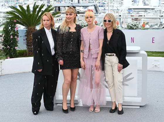Cannes, 78th Cannes Film Festival 2025 - day 4 - photocall of the film The Chronology Of Water In the photo: Thora Birch, Imogen Poots, Kristen Stewart and Kim Gordon  Copyright: xAlbertoxTerenghix xipa-agency.netx xPoolxPhotoxEventsx05x IPA_Agency_IPA57768003