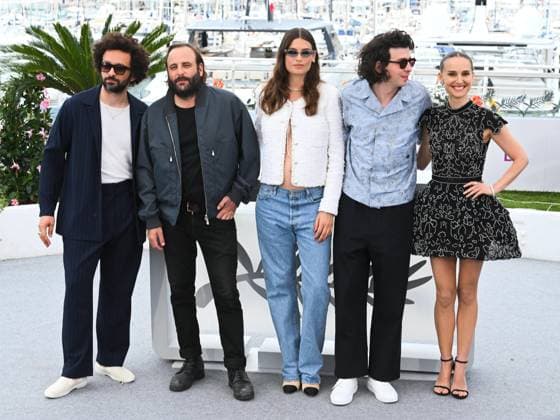 Cannes, 78th Cannes Film Festival 2025 - day 4 - Photocall of the film Arco Cannes, 78th Cannes Film Festival 2025 - day 4 - Photocall of the film Arco . In the photo William Lebghil, Vincent Macaigne, Alma Jodorowsky, Ugo Bienvenu and Natalie Portman Cannes France  Copyright: xIPA ABACAx