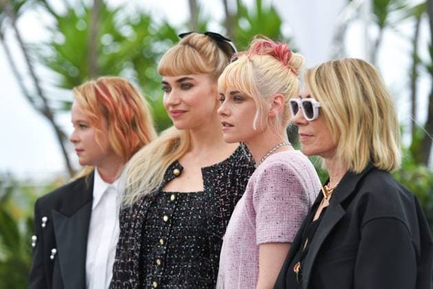 Cannes The Chronology Of Water Photocall AM Kim Gordon, Kristen Stewart, Imogen Poots, Thora Birch attending The Chronology Of Water Photocall in Cannes, France on May 16, 2025 as part of the 78th Cannes Film Festival. Photo by Aurore Marechal ABACAPRESS.COM Cannes France  Copyright: xMarechalxAurore ABACAx