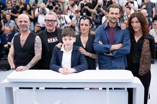 Cannes Sirat Photocall AM Sergi Lopez, Stefania Gadda, Tonin Janvier, Richard Bellamy, Bruno Nunez, Jade Oukid attending the Sirat Photocall in Cannes, France on May 16, 2025 as part of the 78th Cannes Film Festival. Photo by Aurore Marechal ABACAPRESS.COM Cannes France  Copyright: xMarechalxAurore ABACAx