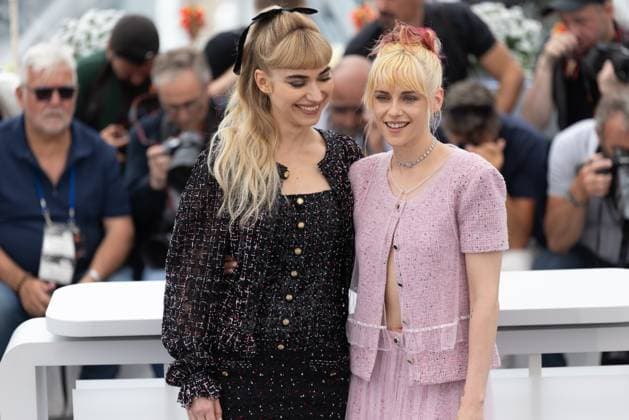 78. Internationalen Filmfestspiele von Cannes 2025 Cannes, Frankreich - 16.5.2024: Imogen Poots, Kristen Stewart während des Photocall The Chronology of Water während der 78. Internationalen Filmfestspiele von Cannes. Die 78. Internationalen Filmfestspiele von Cannes finden vom 13. bis 24. Mai 2025 statt. Provence-Alpes-Cote d Azur