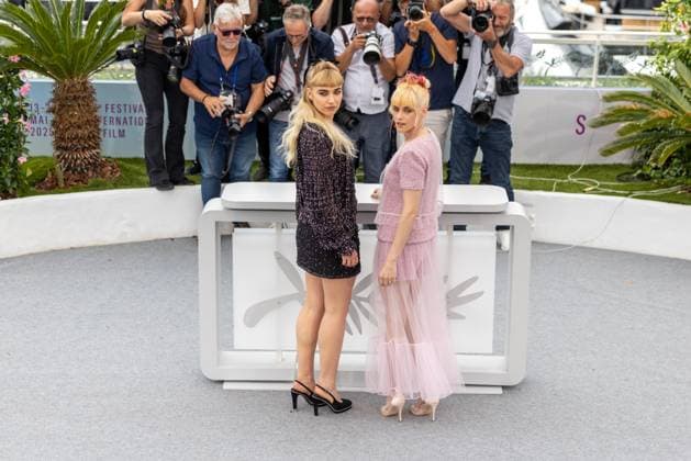 78. Internationalen Filmfestspiele von Cannes 2025 Cannes, Frankreich - 16.5.2024: Imogen Poots, Kristen Stewart während des Photocall The Chronology of Water während der 78. Internationalen Filmfestspiele von Cannes. Die 78. Internationalen Filmfestspiele von Cannes finden vom 13. bis 24. Mai 2025 statt. Provence-Alpes-Cote d Azur