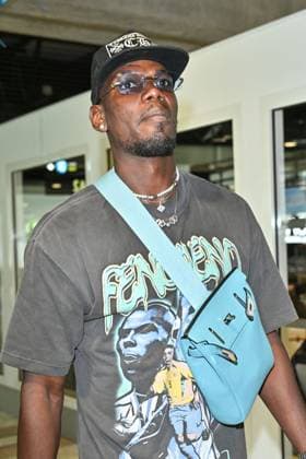 Cannes Paul Pogba At Nice Airport JR Paul Pogba arriving at Nice airport ahead 78th Cannes Film Festival in Nice, France on May, 16, 2025. Photo by Julien Reynaud APS-Medias ABACAPRESS.COM Nice France  Copyright: xReynaudxJulien APS-Medias ABACAx