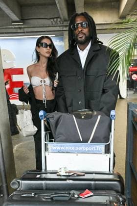 Cannes Damso At Nice Airport JR Damso, Milla Lapidus arriving at Nice airport ahead 78th Cannes Film Festival in Nice, France on May, 16, 2025. Photo by Julien Reynaud APS-Medias ABACAPRESS.COM Nice France  Copyright: xReynaudxJulien APS-Medias ABACAx