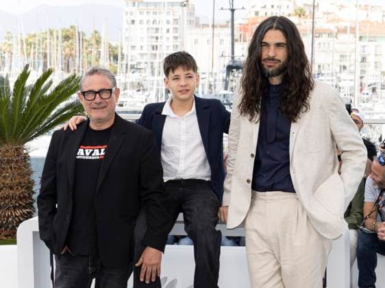 SirÃ¢t photocall Sergi Lopez, Bruno Nunez, Oliver Laxe during the SirÃ¢t photocall at the 78th annual Cannes Film Festival at Palais des Festivals on May 16, 2025 in Cannes, France.  Copyright: x Chassery+Courdjix