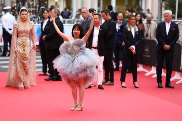 May 16, 2025, Cannes, Cote D azur, France: A guest on the red carpet for the La Petite Derniere Premiere screening at the 78th Annual Cannes Film Festival at Palais des Festivals in Cannes, France Cannes France - ZUMAc179 20250516_zep_c179_199 Copyright: xMickaelxChavetx