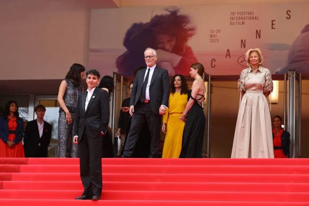 May 16, 2025, Cannes, Cote D azur, France: XXX on the red carpet for the La Petite Derniere Premiere screening at the 78th Annual Cannes Film Festival at Palais des Festivals in Cannes, France Cannes France - ZUMAc179 20250516_zep_c179_220 Copyright: xMickaelxChavetx