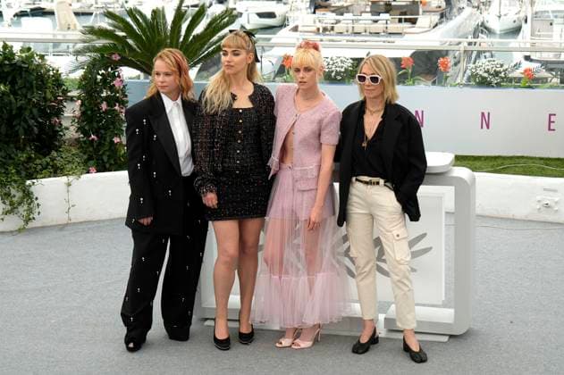 Thora Birch, Imogen Poots, Kristen Stewart and Kim Gordon at the photocall for the feature film The Chronology of Water at the Festival de Cannes 2025 78 Cannes International Film Festival at the Palais des Festivals Cannes, 16 05 2025 Foto:xD.xBedrosianx xFuturexImagex water_5501
