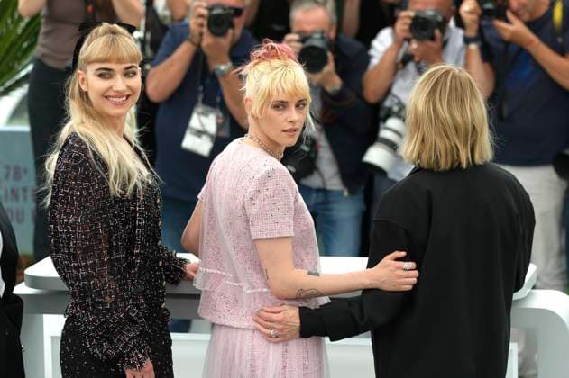 Imogen Poots, Kristen Stewart and Kim Gordon at the photocall for the feature film The Chronology of Water at the Festival de Cannes 2025 78 Cannes International Film Festival at the Palais des Festivals Cannes, 16 05 2025 Foto:xD.xBedrosianx xFuturexImagex water_5504