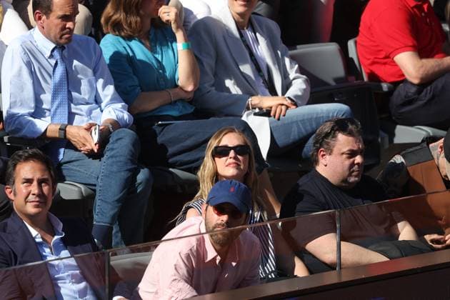 Tennis VIP in the Tribune Chiara Ferragmi - ATP Master 1000 Musetti vs. Alcaraz Rome, Italy 05 16 2025: VIP in the stands Chiara Ferragni watches Musetti s match against Alcaraz during the Internazionali BNL d Italia 2025 ATP Master Men s 1000 circuit in Rome at the Foro Italico. Rome italy Italy  Copyright: xIPA ABACAx