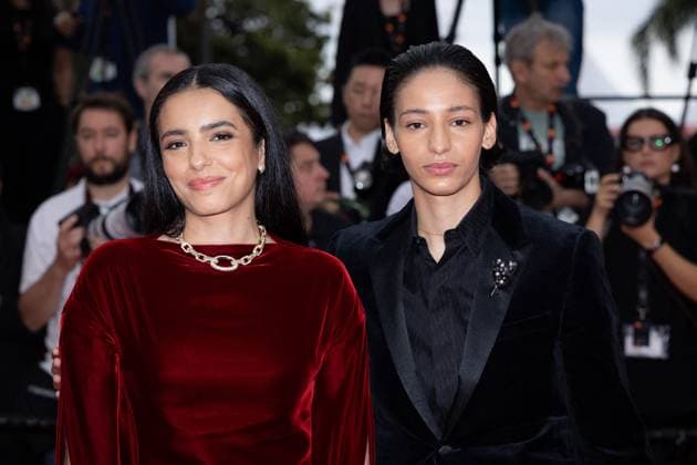 Cannes - La Petite Derniere Screening Nadia Melliti and Hafsia Herzi attend the La Petite Derniére red carpet at the 78th annual Cannes Film Festival at Palais des Festivals on May 16, 2025 in Cannes, France. Photo by Shootpix ABACAPRESS.COM Cannes France  Copyright: xShootpix ABACAx