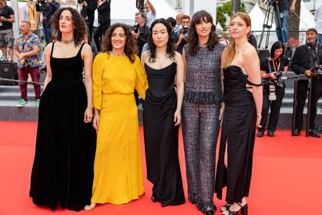 Sophie Garagnon, Mouna Soualem, Park Ji Min, Gioia Farisano and Guest climb the steps of La Petite Derniére at the 78th Cannes International Film Festival at the Palais des Festivals in Cannes, France, May 16, 2025 Jacovides Moreau Bestimage La Petite Derniére red carpet at the 78th annual Cannes Film Festival at Palais des Festivals in Cannes, France, on May 16, 2025 Cannes France  Copyright: xJACOVIDES-MOREAUx xBESTIMAGExJACOVIDES-MOREAUx xBESTIMAGEx
