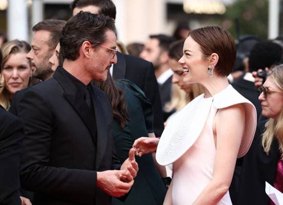 Cannes - Eddington Screening Pedro Pascal and Emma Stone attending the screening of Eddington by Ari Aster in Cannes, France on May 16, 2025, as part of the 78th Cannes Film Festival. Photo by Jerome Domine ABACAPRESS.COM Cannes France  Copyright: xDominexJerome ABACAx