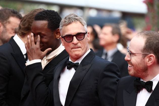 Cannes - Eddington Screening Joaquin Phoenix attending the screening of Eddington by Ari Aster in Cannes, France on May 16, 2025, as part of the 78th Cannes Film Festival. Photo by Jerome Domine ABACAPRESS.COM Cannes France  Copyright: xDominexJerome ABACAx