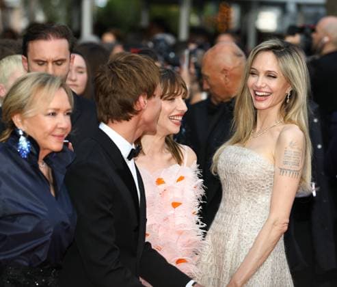 May 16, 2025, Cannes, Cote D azur, France: ANGELINA JOLIE on the red carpet for the Eddington Premiere screening at the 78th Annual Cannes Film Festival at Palais des Festivals in Cannes, France Cannes France - ZUMAc179 20250516_zep_c179_316 Copyright: xMickaelxChavetx