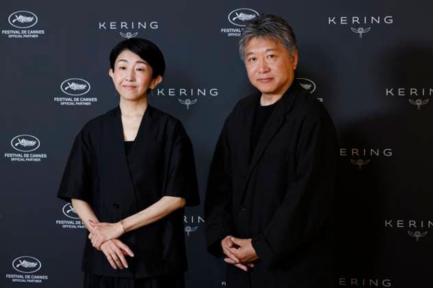 Chie Hayakawa and Hirokazu Kore eda at the Kering Women in Motion Talk at the Festival de Cannes 2025 78 Cannes International Film Festival at the Majestic Hotel Cannes, 16 05 2025 Foto:xD.xBedrosianx xFuturexImagex kering_5505