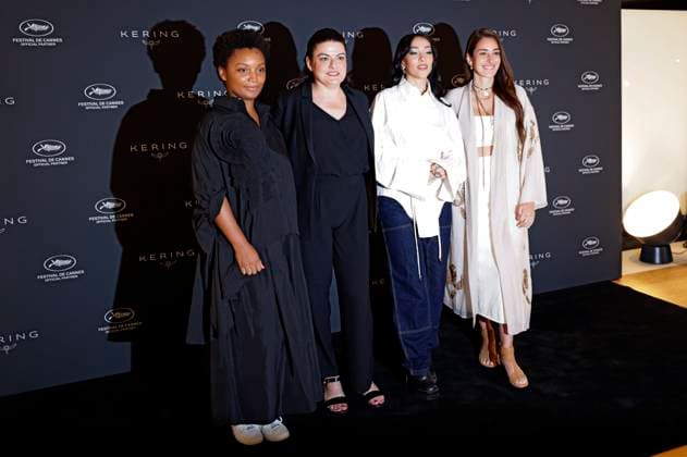 Rungano Nyoni, Gaya Jiji, Sarah Taibah and Amina Khalil at the Kering Women in Motion Talk at the Festival de Cannes 2025 78 Cannes International Film Festival at the Majestic Hotel Cannes, 16 05 2025 Foto:xD.xBedrosianx xFuturexImagex kering_5516