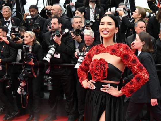Cannes, France: Cannes, 78th Cannes Film Festival 2025 - Evening 4 - Red Carpet of the Film Eddington In the photo: Zarina Yeva Cannes France  - ZUMAp169 20250516_zea_p169_1163 Copyright: xManuelexMangiarottix
