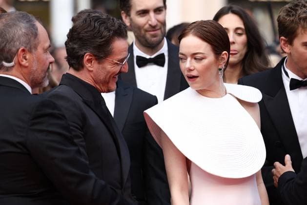 Cannes Eddington Screening JD Pedro Pascal and Emma Stone attending the screening of Eddington by Ari Aster in Cannes, France on May 16, 2025, as part of the 78th Cannes Film Festival. Photo by Jerome Domine ABACAPRESS.COM Cannes France  Copyright: xDominexJerome ABACAx