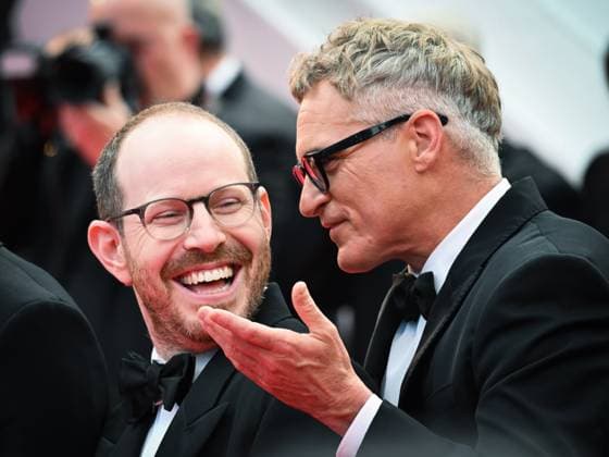 Cannes, France: Cannes, 78th Cannes Film Festival 2025 - Evening 4 - Red Carpet of the Film Eddington In the photo: Ari Aster, Joaquin Phoenix Cannes France  - ZUMAp169 20250516_zea_p169_1292 Copyright: xManuelexMangiarottix