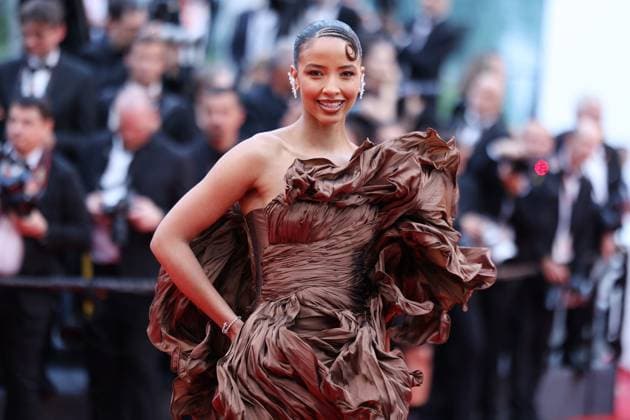 Entertainment Bilder des Tages Cannes Eddington Screening JD Flora Coquerel attending the screening of Eddington by Ari Aster in Cannes, France on May 16, 2025, as part of the 78th Cannes Film Festival. Photo by Jerome Domine ABACAPRESS.COM Cannes France  Copyright: xDominexJerome ABACAx