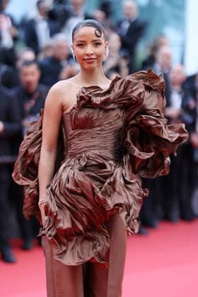 Cannes Eddington Screening JD Flora Coquerel attending the screening of Eddington by Ari Aster in Cannes, France on May 16, 2025, as part of the 78th Cannes Film Festival. Photo by Jerome Domine ABACAPRESS.COM Cannes France  Copyright: xDominexJerome ABACAx