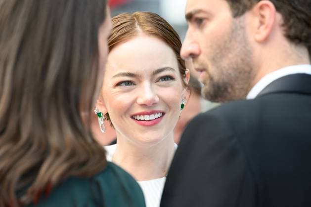 Cannes Eddington Red Carpet NG Emma Stone attending the ‘Eddington’ Screening and Red Carpet at Palais Des Festivals in Cannes, France on May 16 2025 as part of the 78th Cannes Film Festival. Photo by Nicolas Genin ABACAPRESS.COM Cannes France  Copyright: xGeninxNicolas ABACAx