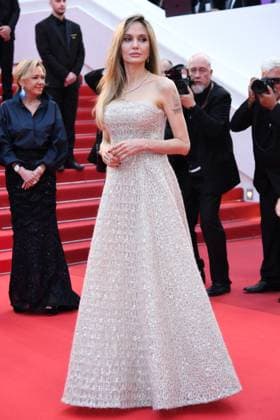 Cannes Eddington Premiere AM Angelina Jolie attending the Eddington Premiere in Cannes, France on May 16, 2025 as part of the 78th Cannes Film Festival. Photo by Aurore Marechal ABACAPRESS.COM Cannes France  Copyright: xMarechalxAurore ABACAx
