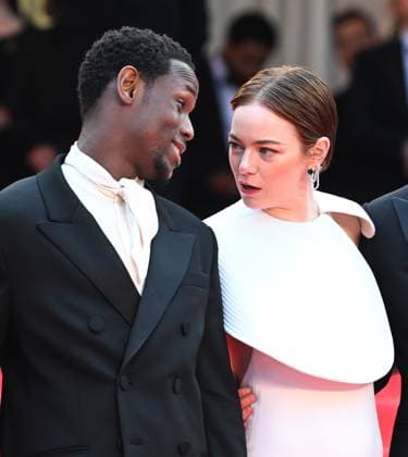 Celebrities attend the ˜Eddington™ red carpet premiere during the 78th Cannes Film Festival Featuring: Emma Stone and Michael Ward Where: Cannes, France When: 16 May 2025 Credit: Cover Images EDITORIAL USE ONLY. NOT FOR USE BY NEWSPAPERS BASED IN THE UK. Copyright: xx coverimg54757102