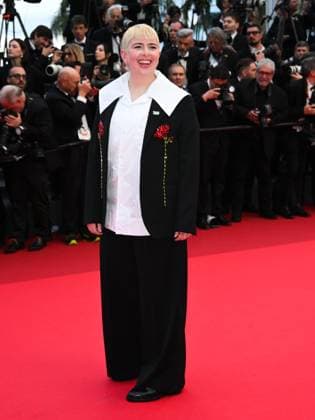 Cannes, France, Cannes: Cannes, 78th Cannes Film Festival 2025 - Evening 4 - Red Carpet of the Film Eddington. In the photo Molly Manning Walker Cannes Cannes  - ZUMAp169 20250516_zea_p169_1494 Copyright: xSimonexComix