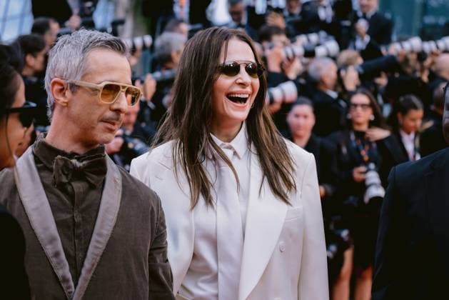 78eme Festival International du Film de Cannes Montée des marches du film Eddington 78th International Cannes Film Festival Red Carpet of Eddington movie 444418 2025 05 16 Alpes Maritimes Cannes France Binoche, Juliette Strong, Jeremy  Copyright: xTerencexBaelenx STAR_444418_078