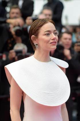 Emma Stone attends the Eddington red carpet at the 78th annual Cannes Film Festival at Palais des Festivals in Cannes, France, on Friday, May 16, 2025.  CAN20250516514 RoccoxSpaziani