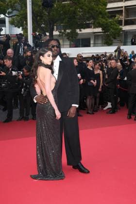 CELEBRITES : 78 eme Festival de Cannes Tapis rouge 2025 - 16 05 2025 Milla Lapidus et son compagnon Damso - MontÃ e des marches du film Â« Eddington Â» lors du 78eme Festival International du Film de Cannes, au Palais des Festivals Ã Cannes. Le 16 mai 2025  Copyright: xLUCAxCUTOLOx