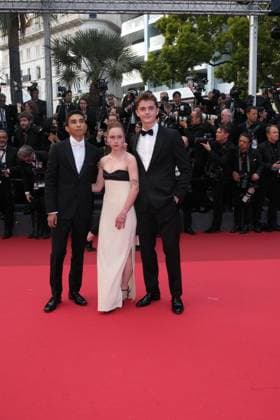 CELEBRITES : 78 eme Festival de Cannes Tapis rouge 2025 - 16 05 2025 Hamelie Hoeferle - MontÃ e des marches du film Â« Eddington Â» lors du 78eme Festival International du Film de Cannes, au Palais des Festivals Ã Cannes. Le 16 mai 2025  Copyright: xLUCAxCUTOLOx