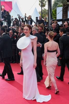 CELEBRITES : 78 eme Festival de Cannes Tapis rouge 2025 - 16 05 2025 CANNES, FRANCE - MAY 16: Emma Stone attend the Eddington red carpet at the 78th annual Cannes Film Festival at Palais des Festivals on May 16, 2025 in Cannes, France.  Copyright: xLUCAxCUTOLOx