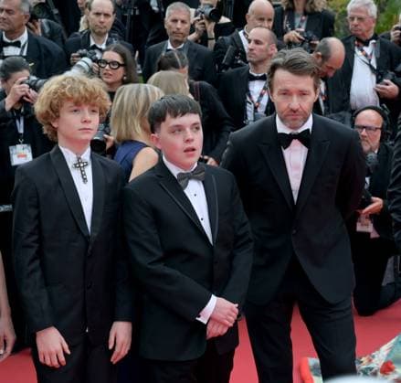 Eddington Premiere at 78th Festival de Cannes - Cannes, France CANNES, FRANCE. May 16, 2025: Kayo Martin, Kenny Rasmussen, Joel Edgerton & Charlie Polinger at the premiere for Eddington at the 78th Festival de Cannes. Picture: Paul Smith Featureflash Cannes France  Copyright: xPaulxSmithx xFeatureflashx