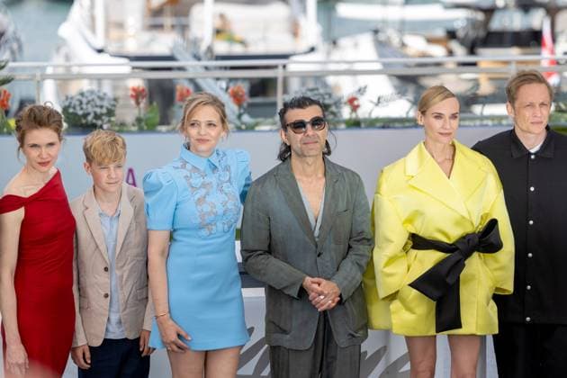 Amrum , Photocall in Cannes, 16 05 2025 Cannes, France 16 5 2024 Lisa Hagmeister, Jasper Ole Billerbeck, Laura Tonke, Fatih Akin, Diane Kruger, Matthias Schweighöfer during the AMRUM Photocall during the 78 Cannes International Film Festival The film festival takes place from May 13 to 24, 2025 Cannes Palais des Festivals et des Cong Provence Alpe Copyright: xChristianxEnderx